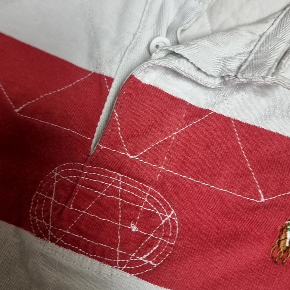 폴로 랄프로렌 스트라이프 반팔 럭비 카라티(100) 상품이미지4