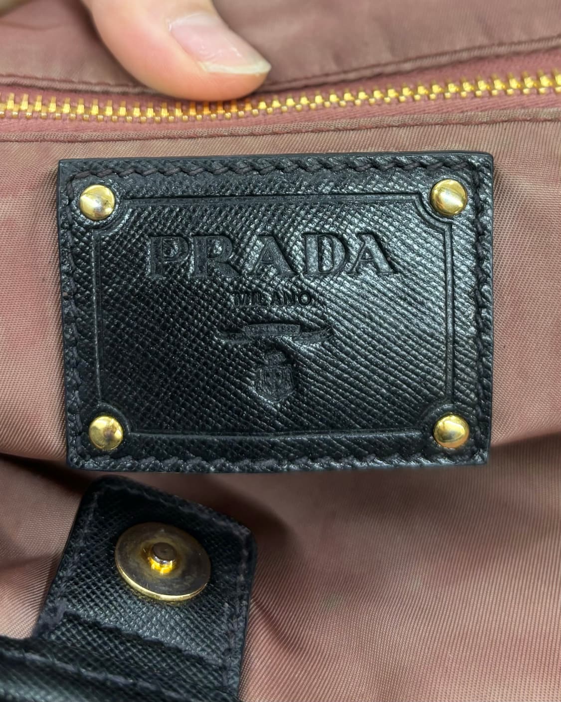 프라다 블랙 나일론 토트백 상품이미지7