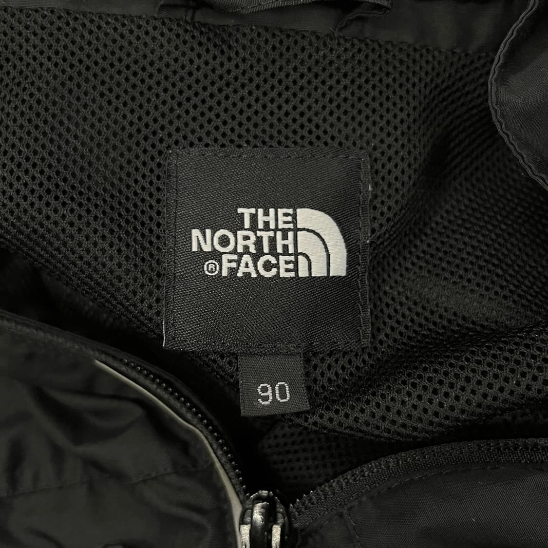 [정품/L] 노스페이스 블랙 바람막이 후드 자켓 b17 상품이미지5