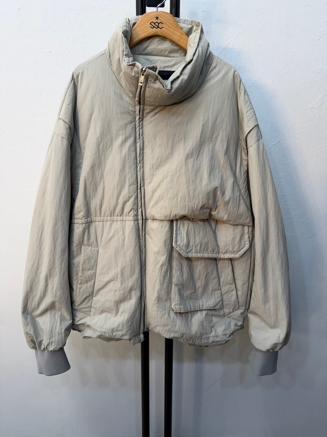정품) 시스템옴므 한섬 22ss 나일론 구스패딩 105 상품이미지1