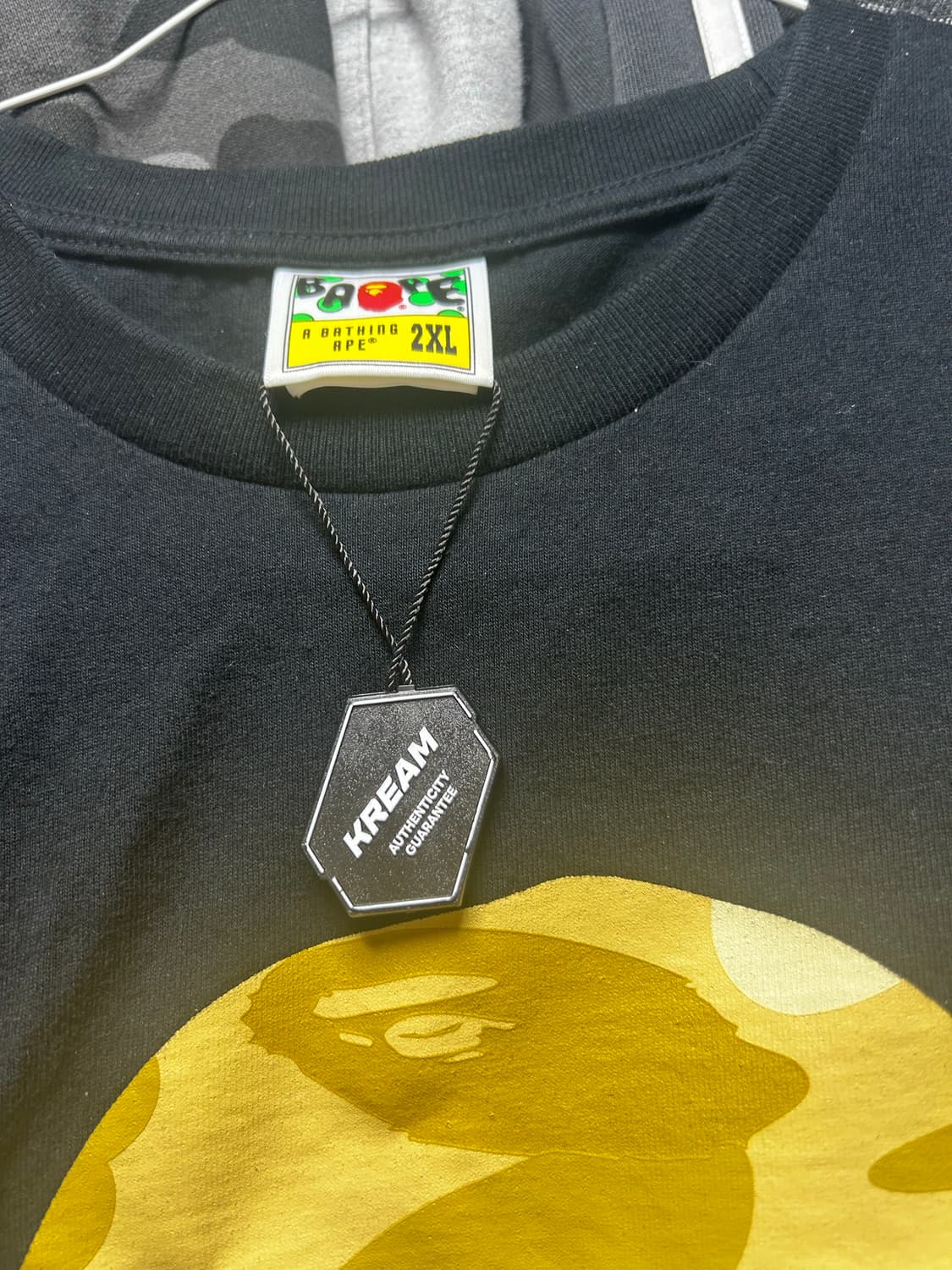 Bape 카모 헤드 티셔츠 2XL 상품이미지3
