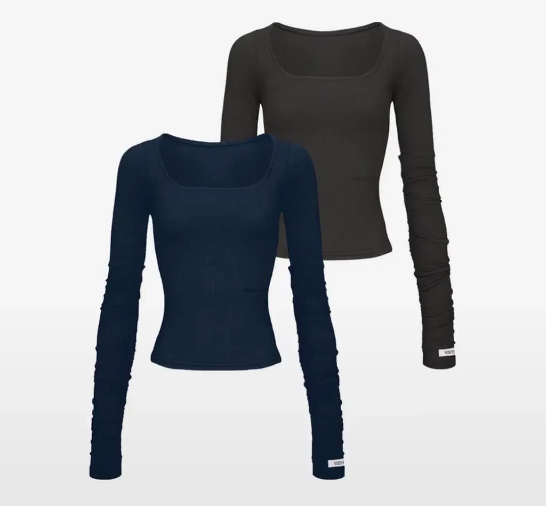 오도어 leeve tee 차콜 상품이미지2