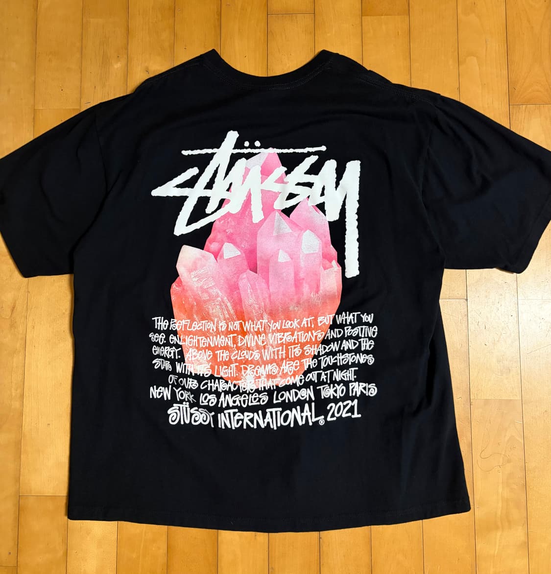 [XL]스투시 자수정 티셔츠 상품이미지3