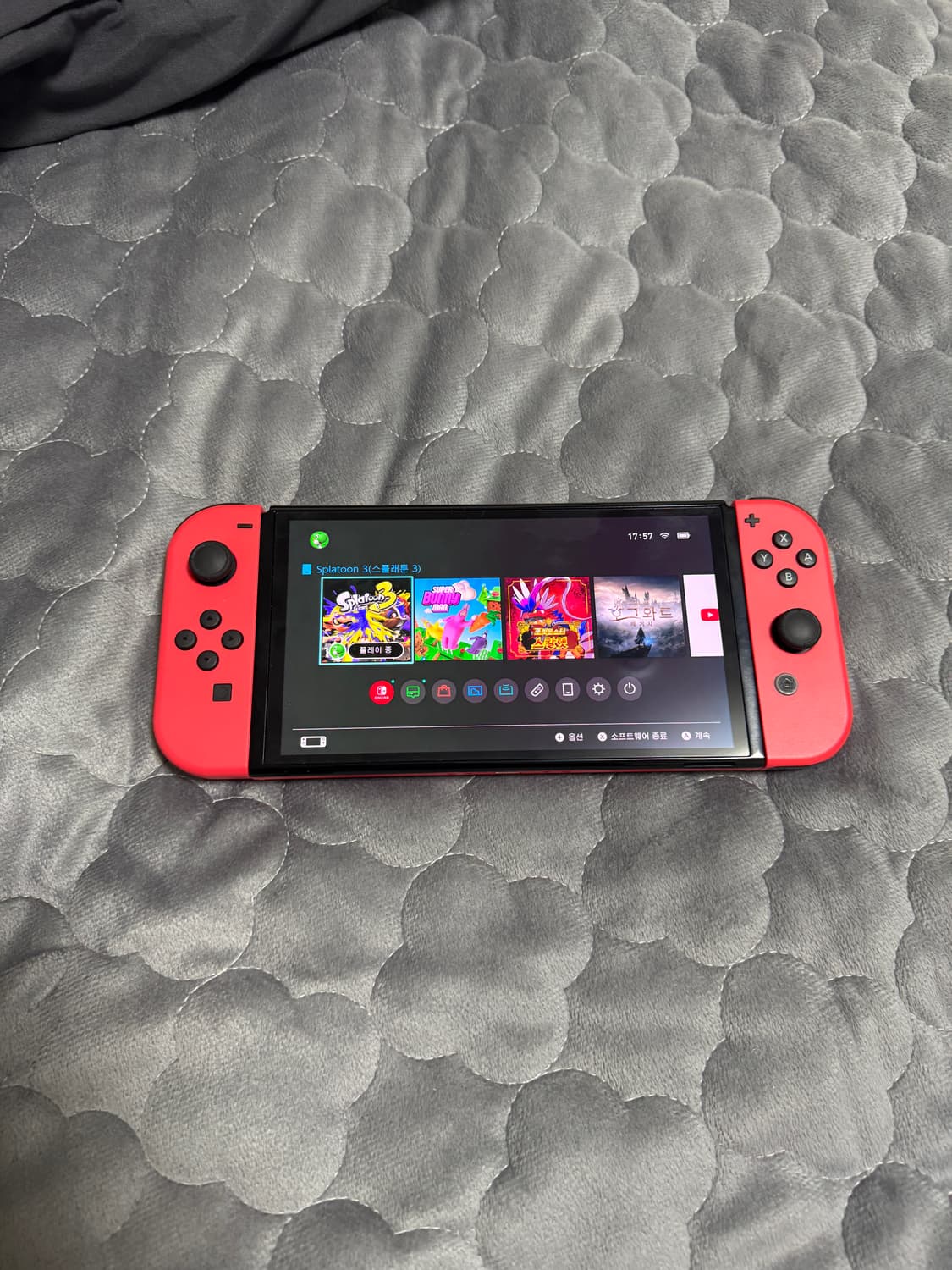 닌텐도 스위치 oled 마리오 레드 풀박 +게임6종 상품이미지2