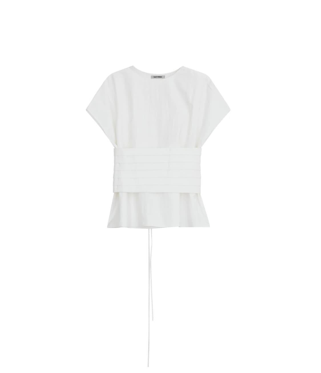 솔티페블 snap blouse & bustier set up 팝니다 상품이미지4