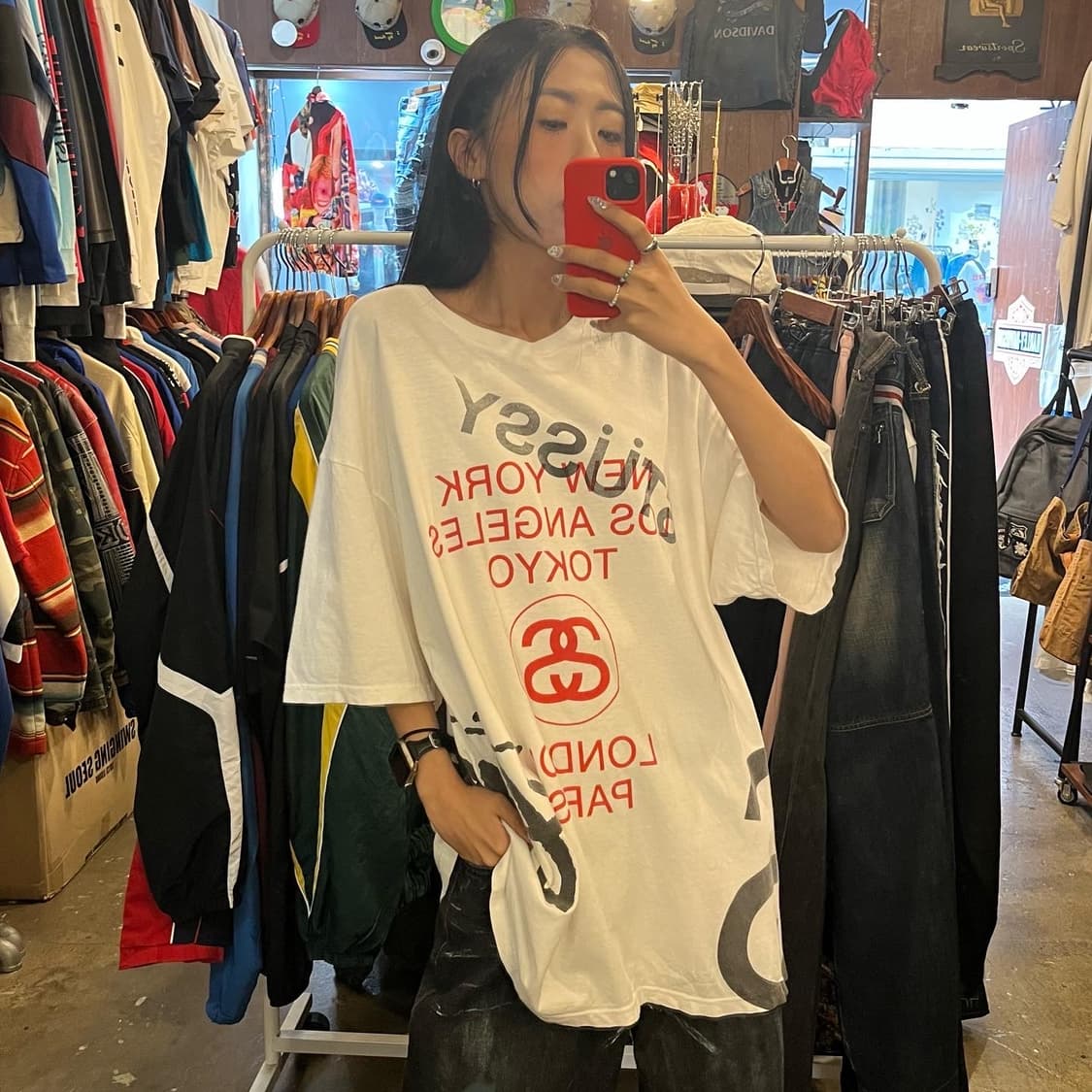 Stüssy BIG World Tour Tee 상품이미지7