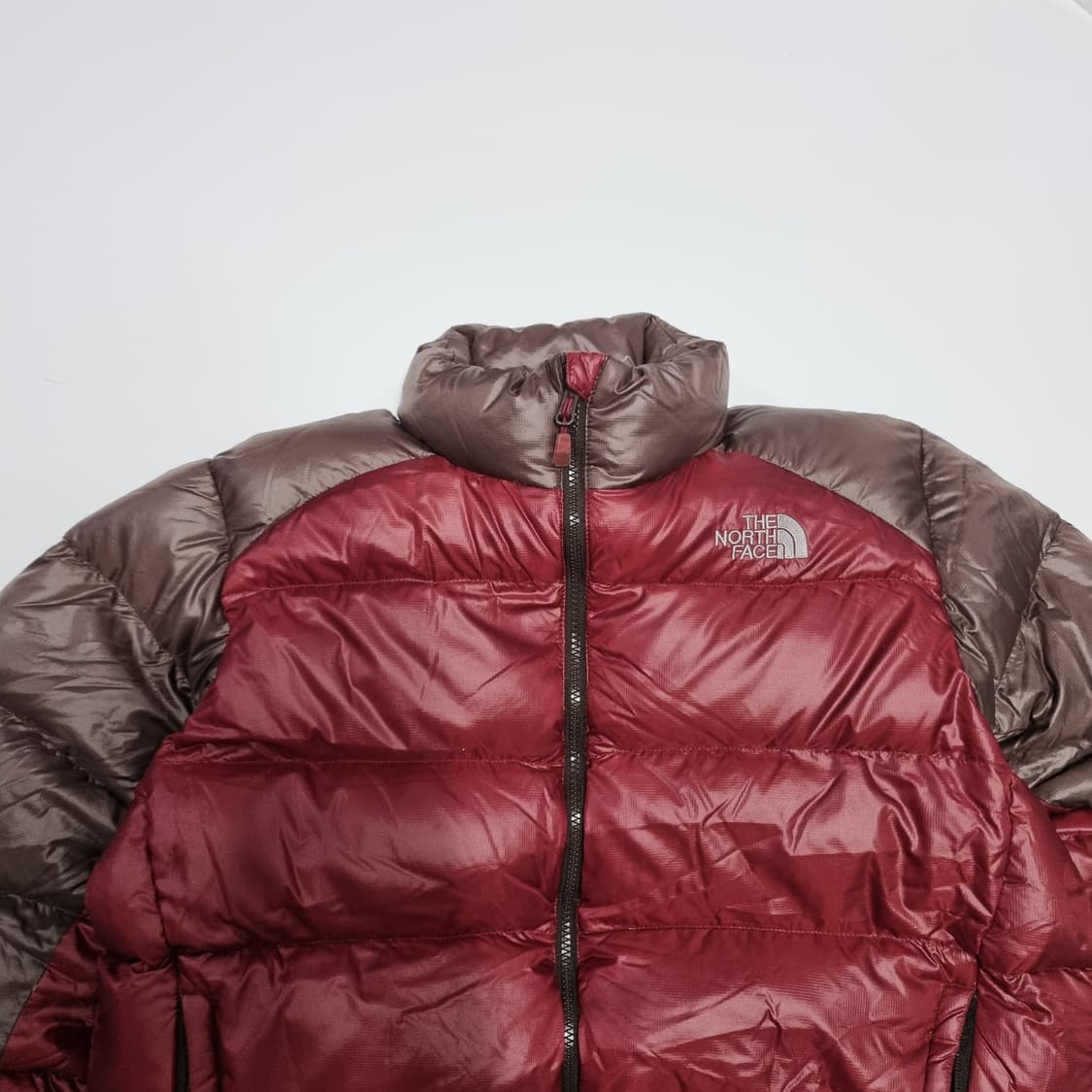 노스페이스 브라운/와인 패딩  상품이미지4