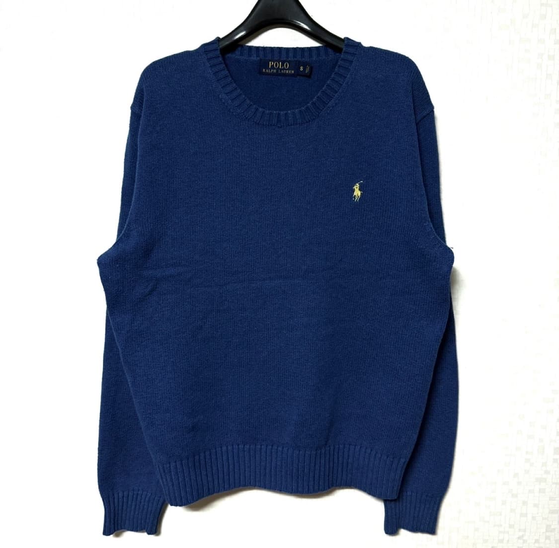 💙폴로 랄프로렌 옐로우 포니 블루 니트💙 상품이미지1