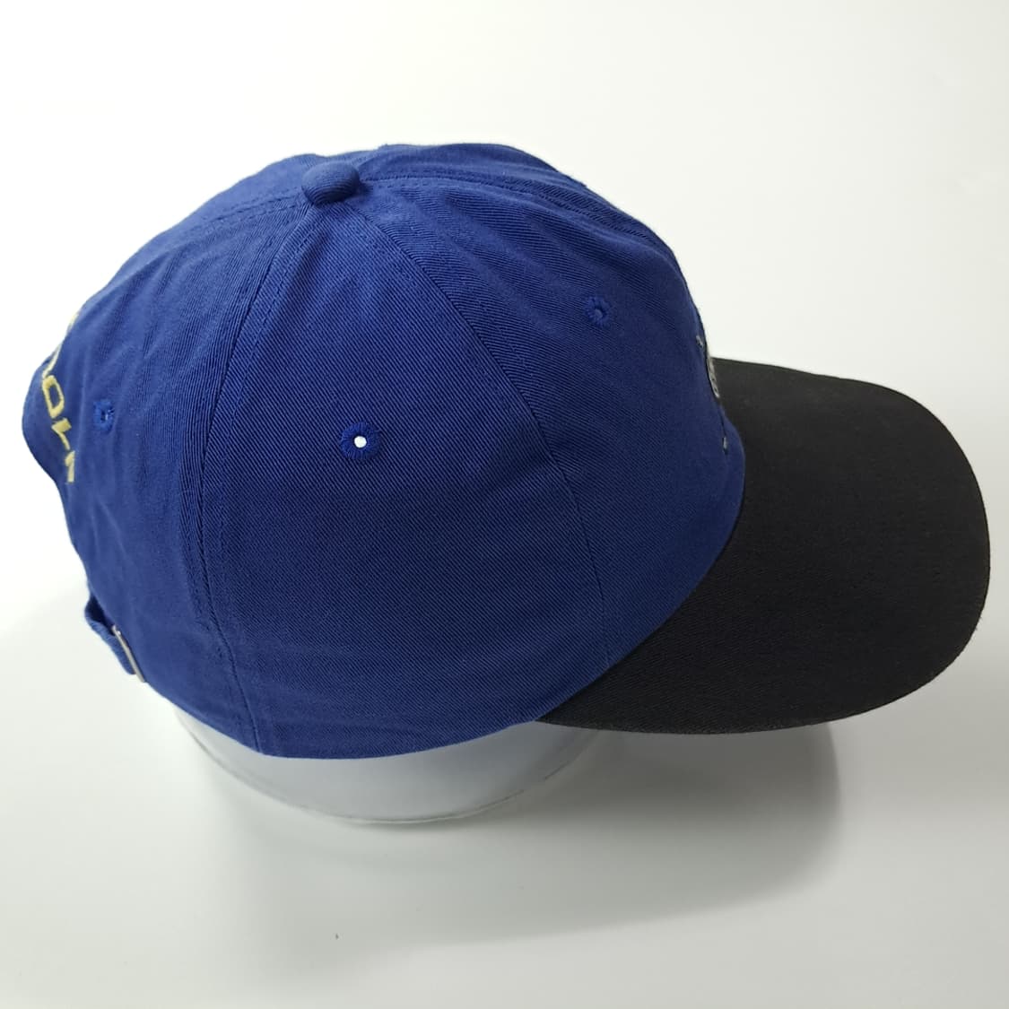 CK427 L 폴로 90s 대만판 블루 블랙 투톤 쉴드 로고 볼캡 모자 상품이미지4