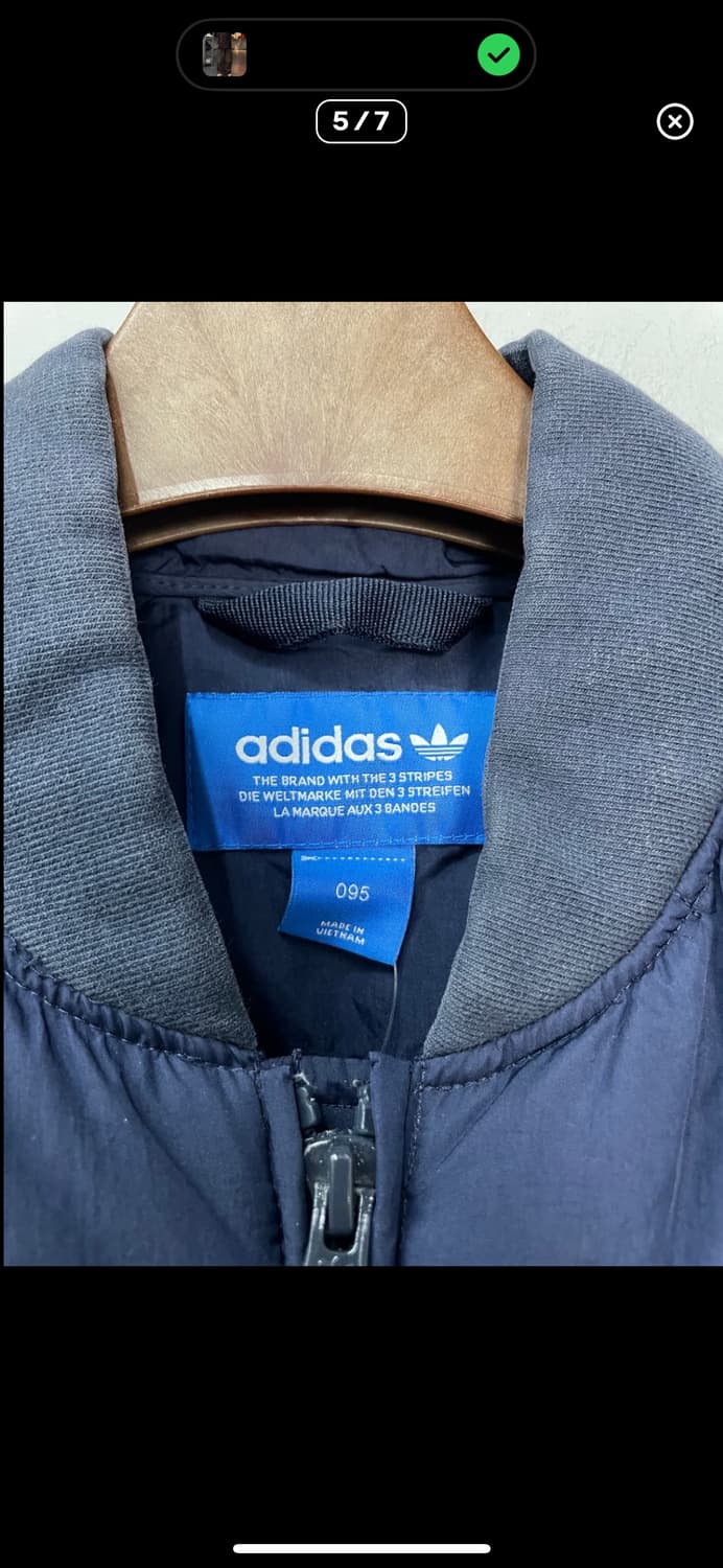 아디다스 SST 네이비 다운패딩 A3051 상품이미지5