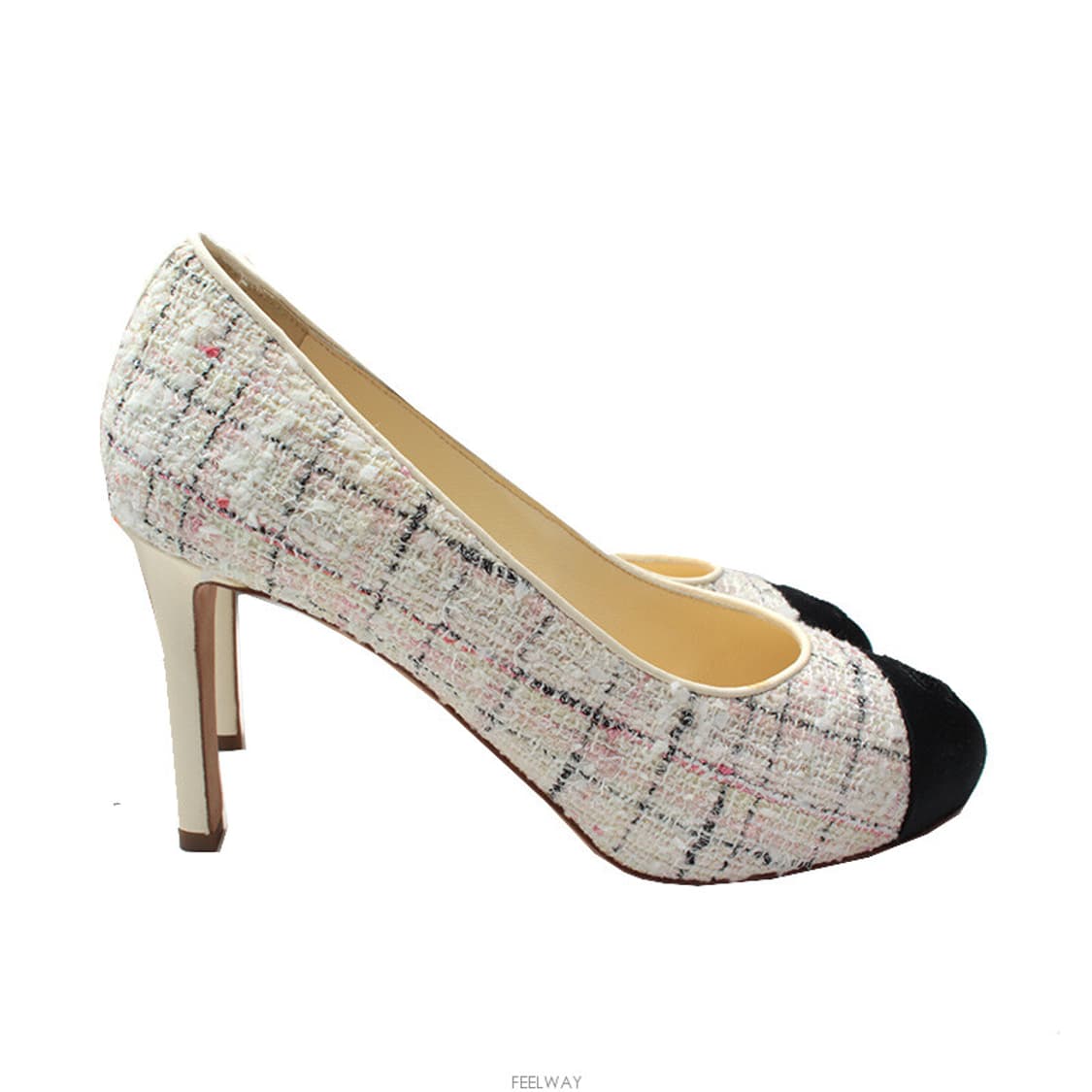 샤넬 트위드 캡토 펌프스 35 C 상품이미지3