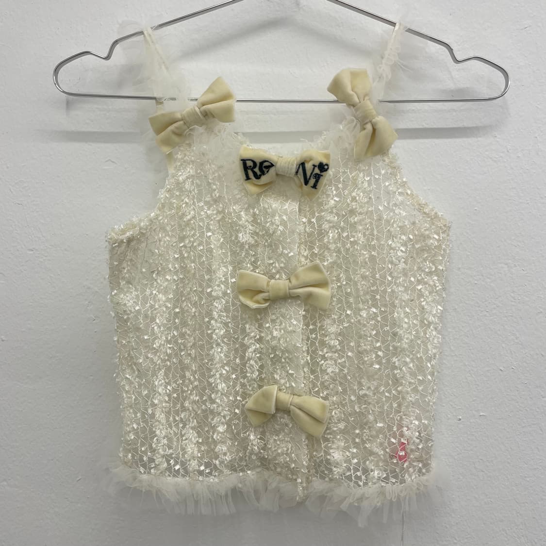 Lace ribbon corset cami top 상품이미지1