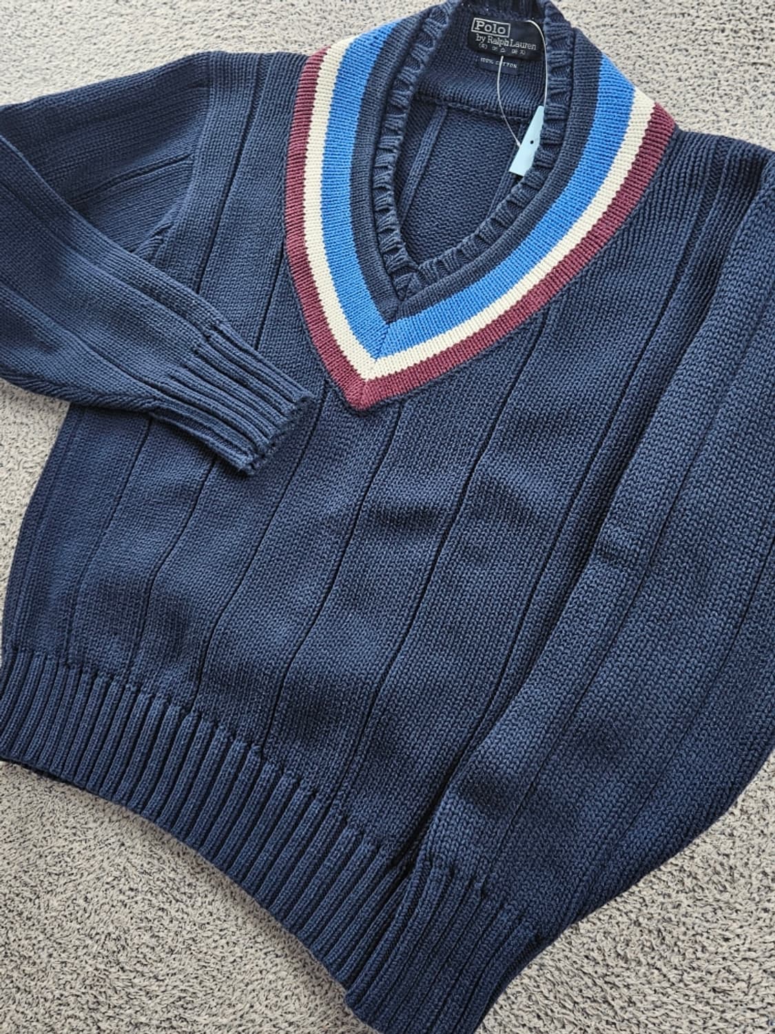 90's 폴로랄프로렌 브이넥 크리켓 스웨터 니트 ( 90 )/ 10878 상품이미지6