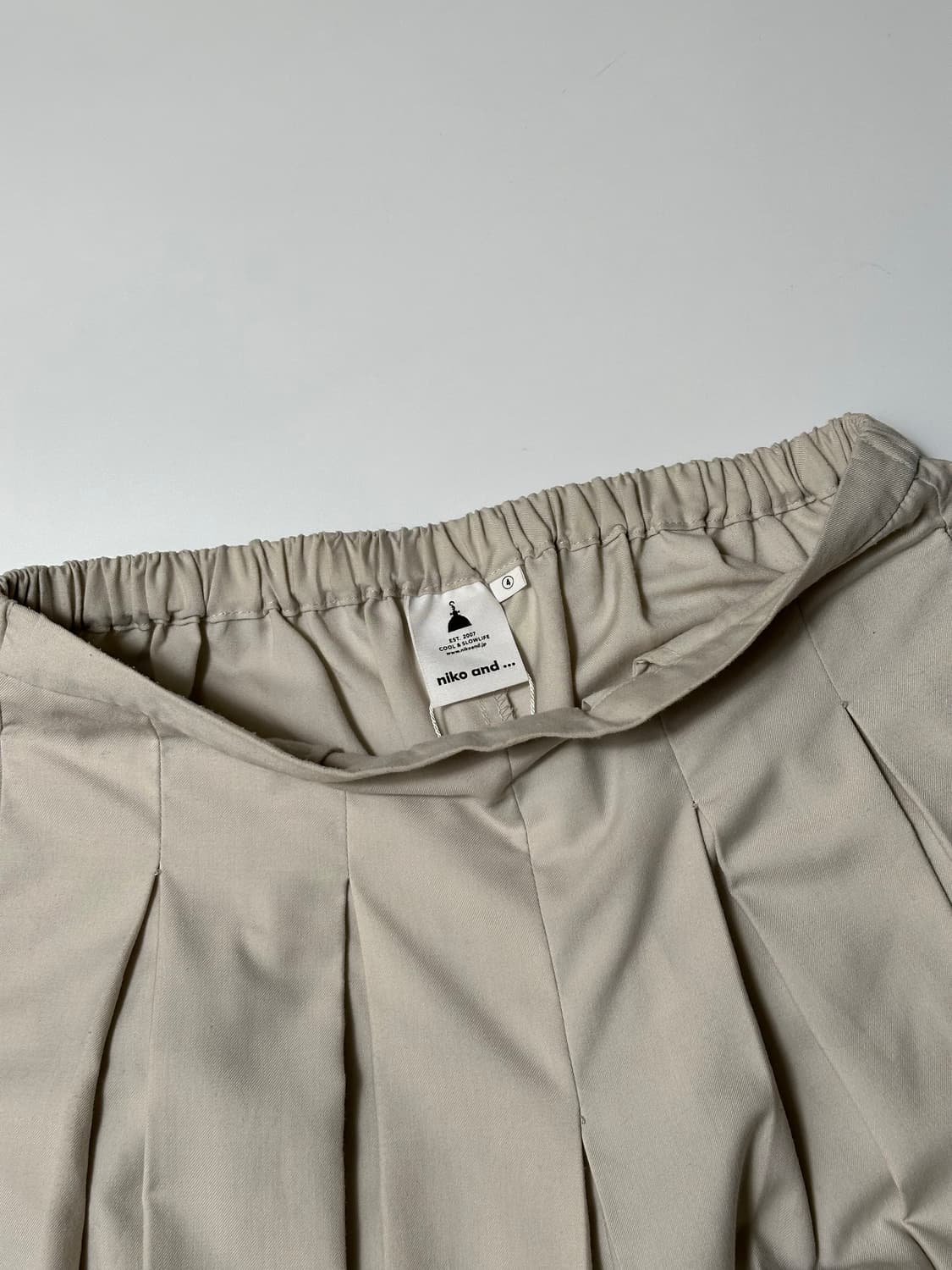 니코앤드 크림 와이드 팬츠  상품이미지5