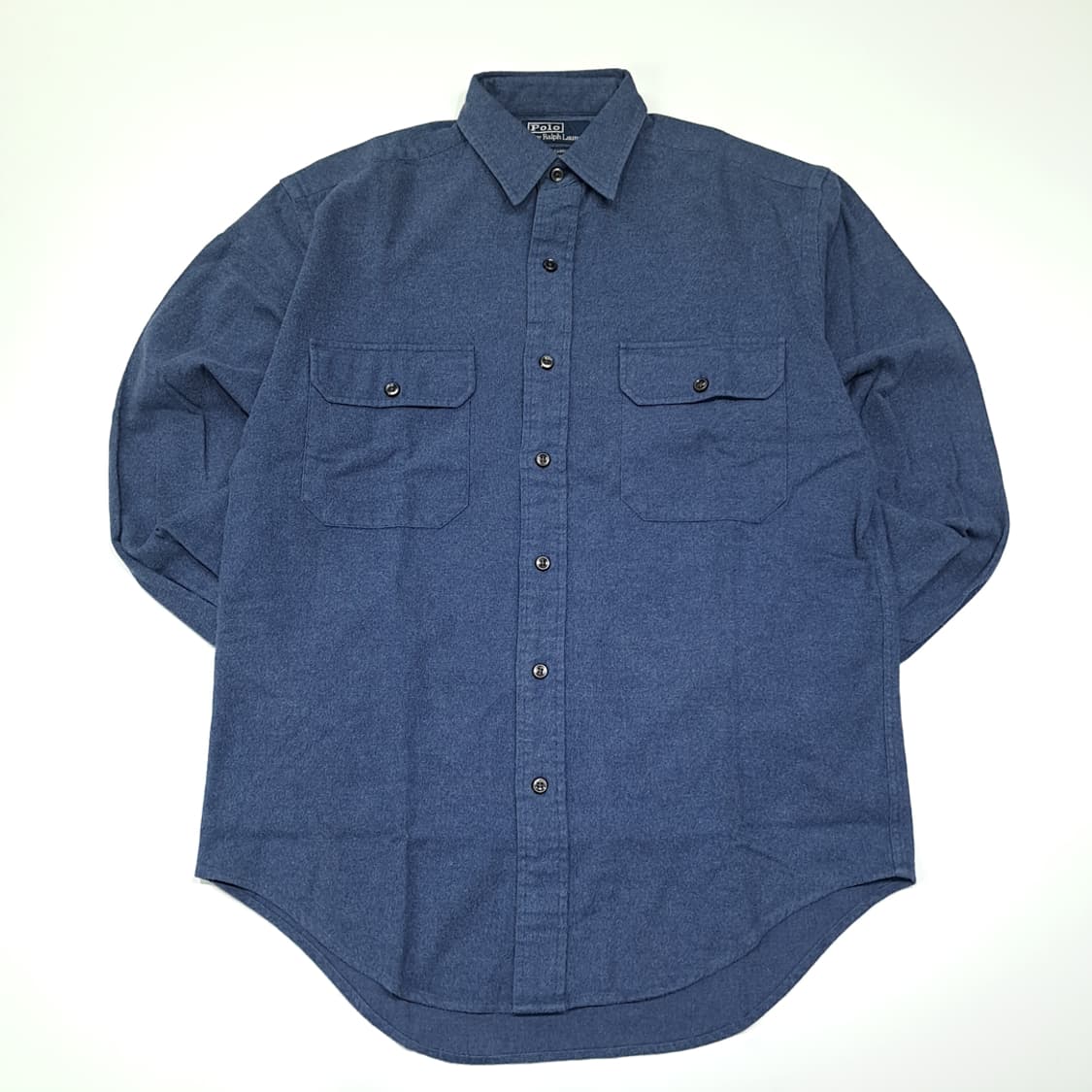 CL057 S 폴로 랄프로렌 90s G.I. SHIRT 헤비 코튼 플란 상품이미지1