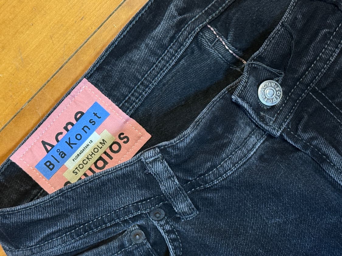 North black patch skinny fit jeans 상품이미지7