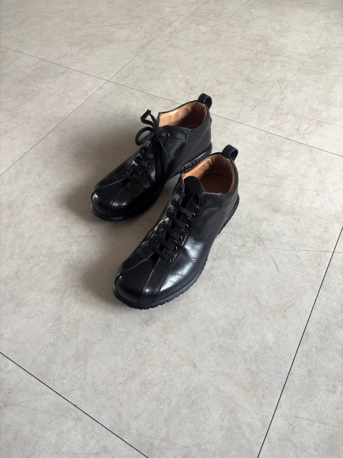 엠포리오 아르마니 레더 슬림 스니커즈 상품이미지5