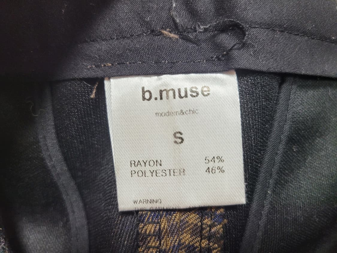 비뮤즈(B.MUSE) 베뉴엣  깅엄체크팬츠 55 새상품 상품이미지6