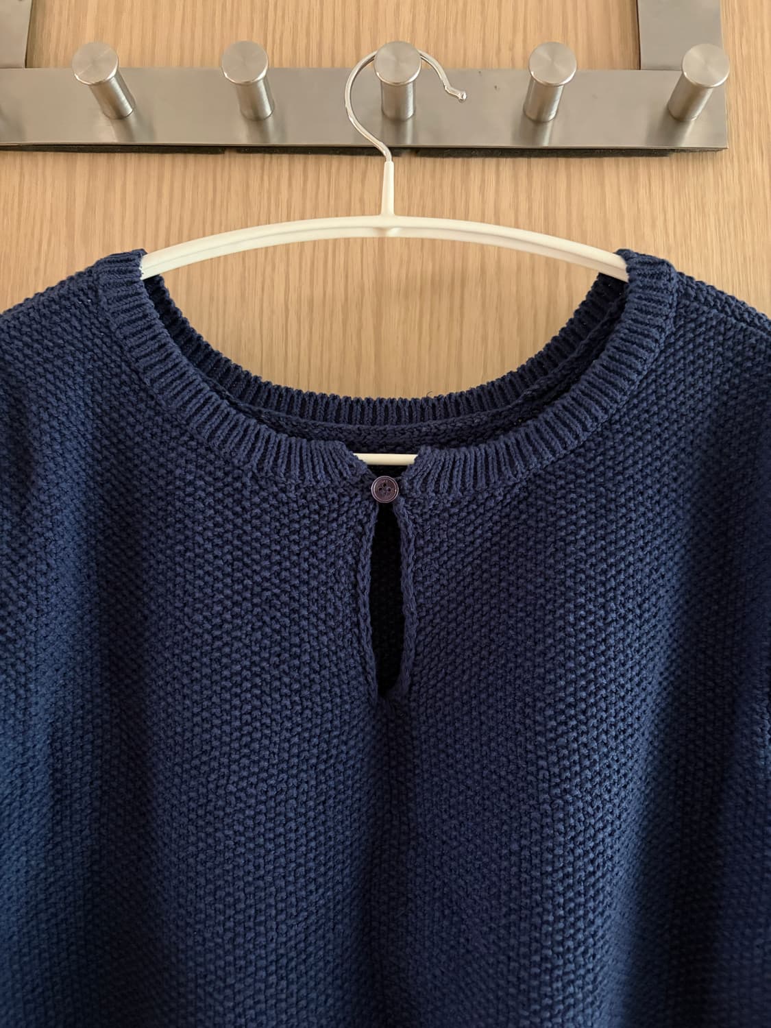 문달 Charites knit in navy 상품이미지3