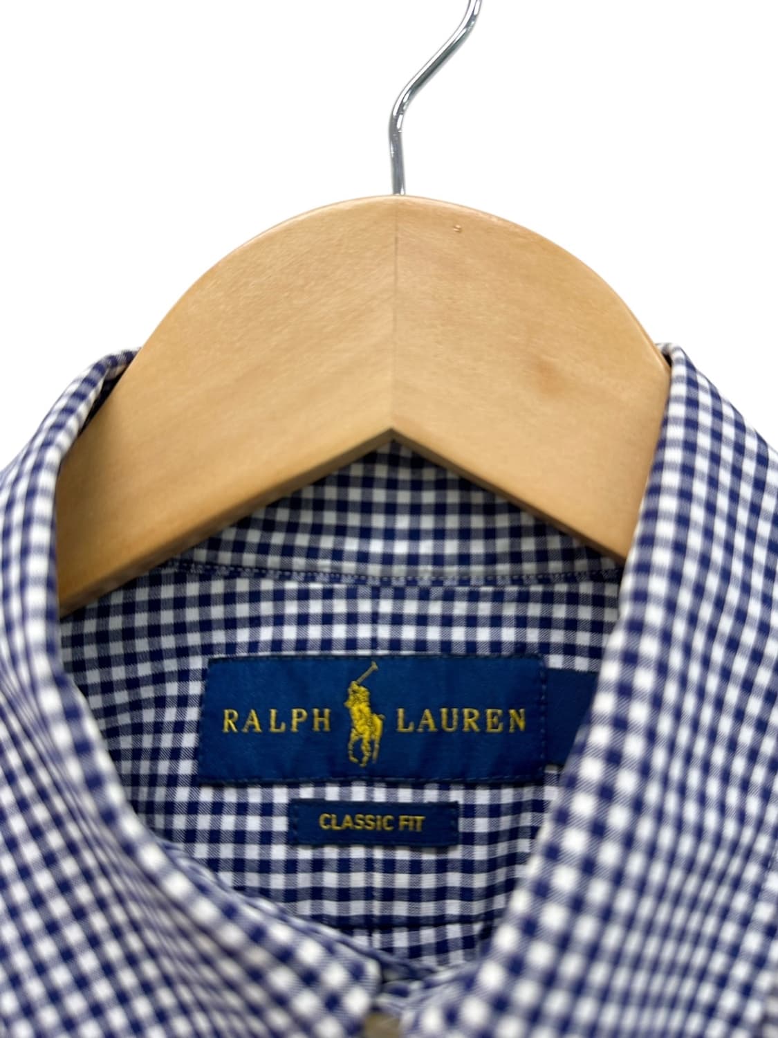 폴로 체크셔츠 네이비 (S~M) 상품이미지4