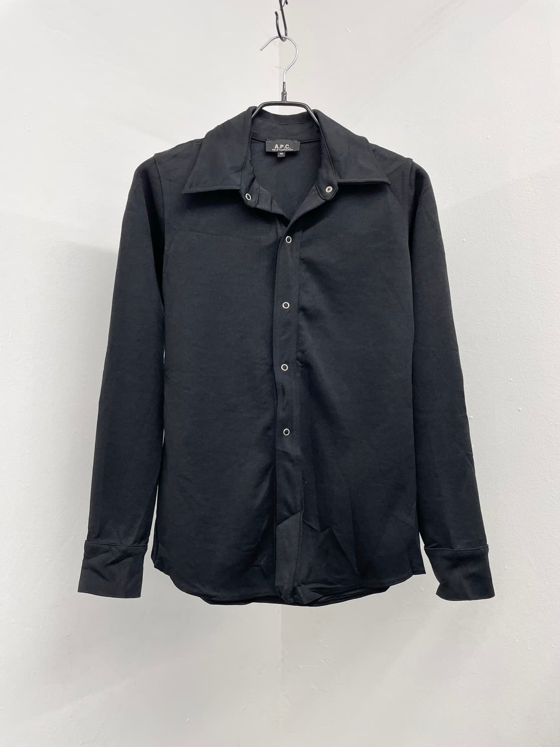 A.P.C 블랙 버튼 셔츠 상품이미지4