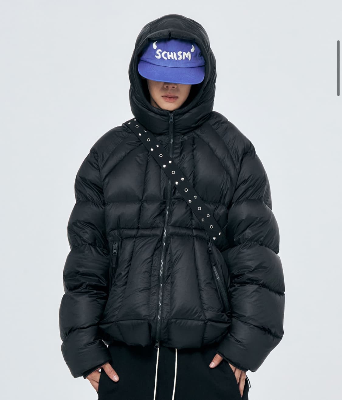 스키즘언듀싱 패딩 블랙 색상 L 사이즈 새상품 상품이미지2