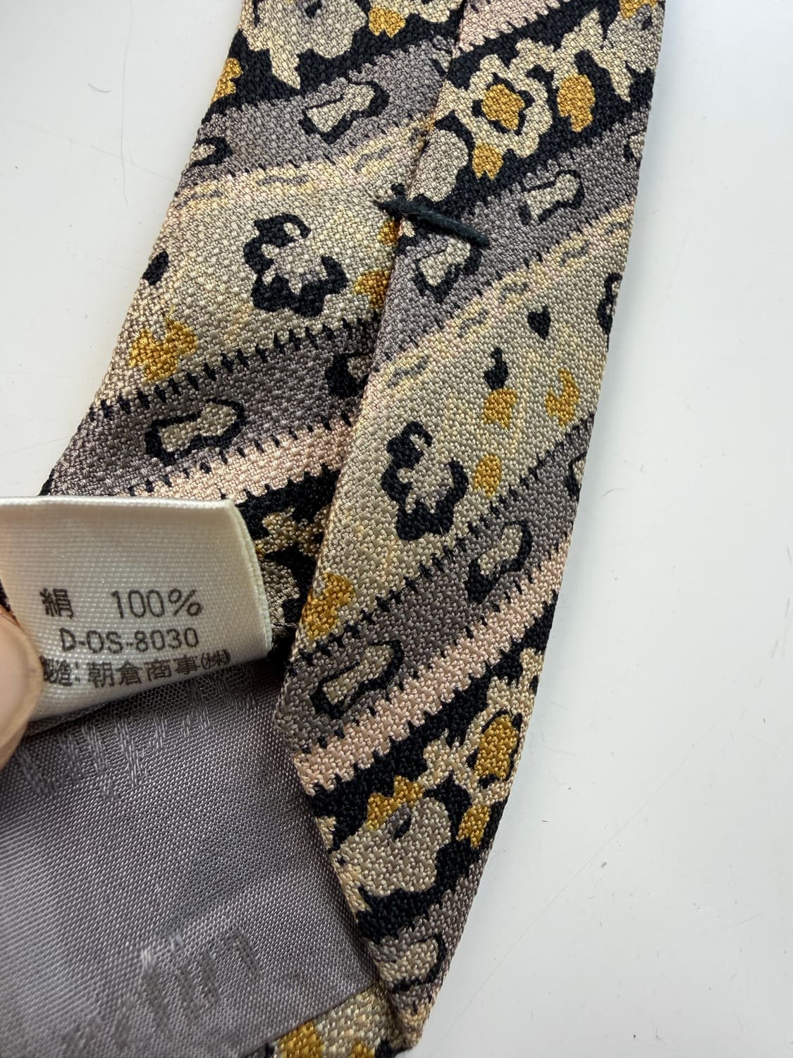 피에르가르뎅(Pierre cardin) 실크 넥타이 9cm 상품이미지6