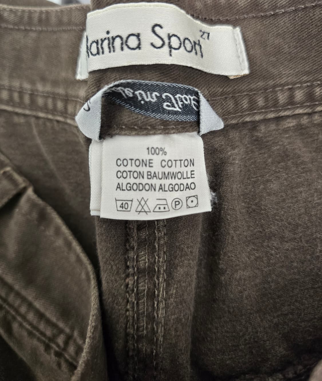 마리나 스포츠 남자 면바지. 
싸이즈34~35 상품이미지8