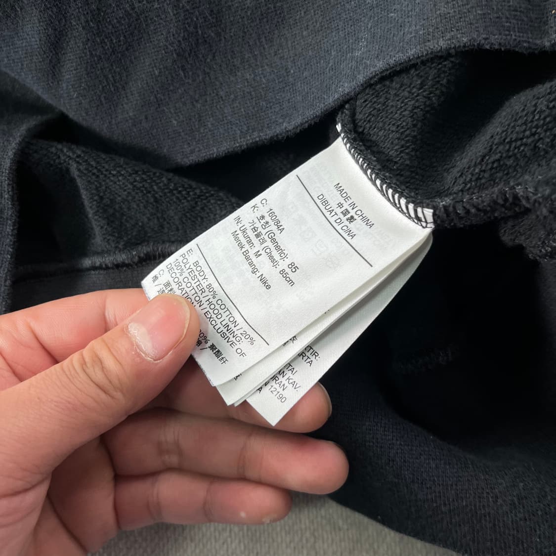 W 100 나이키 신형라벨 후드티 상품이미지4