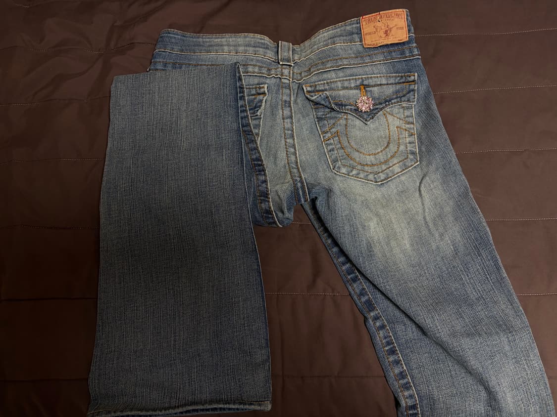 트루릴리전 부츠컷 28 스톤 디테일 상품이미지2