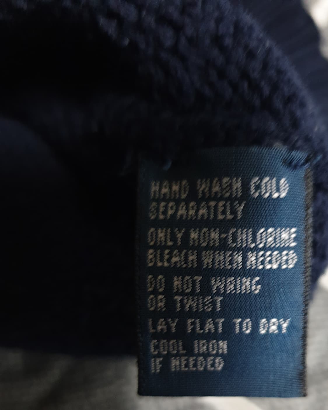 폴로랄프로렌 코튼 니트 네이비 (L) 상품이미지4