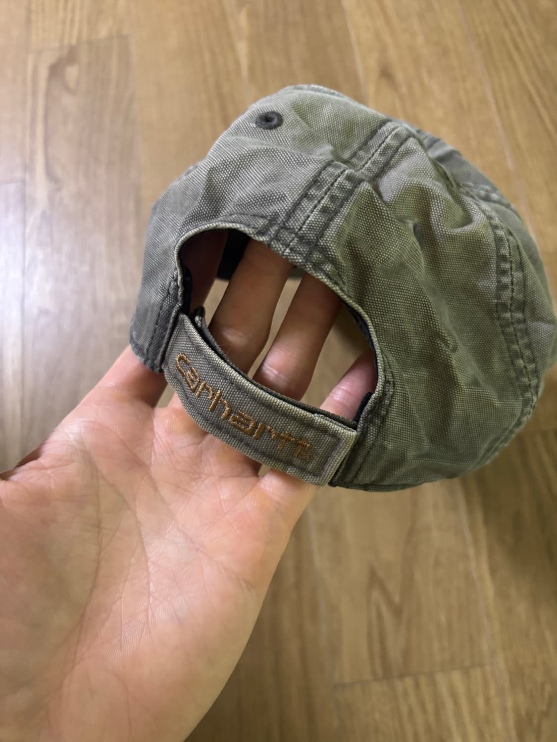 칼하트 distressed patch 볼캡 상품이미지2