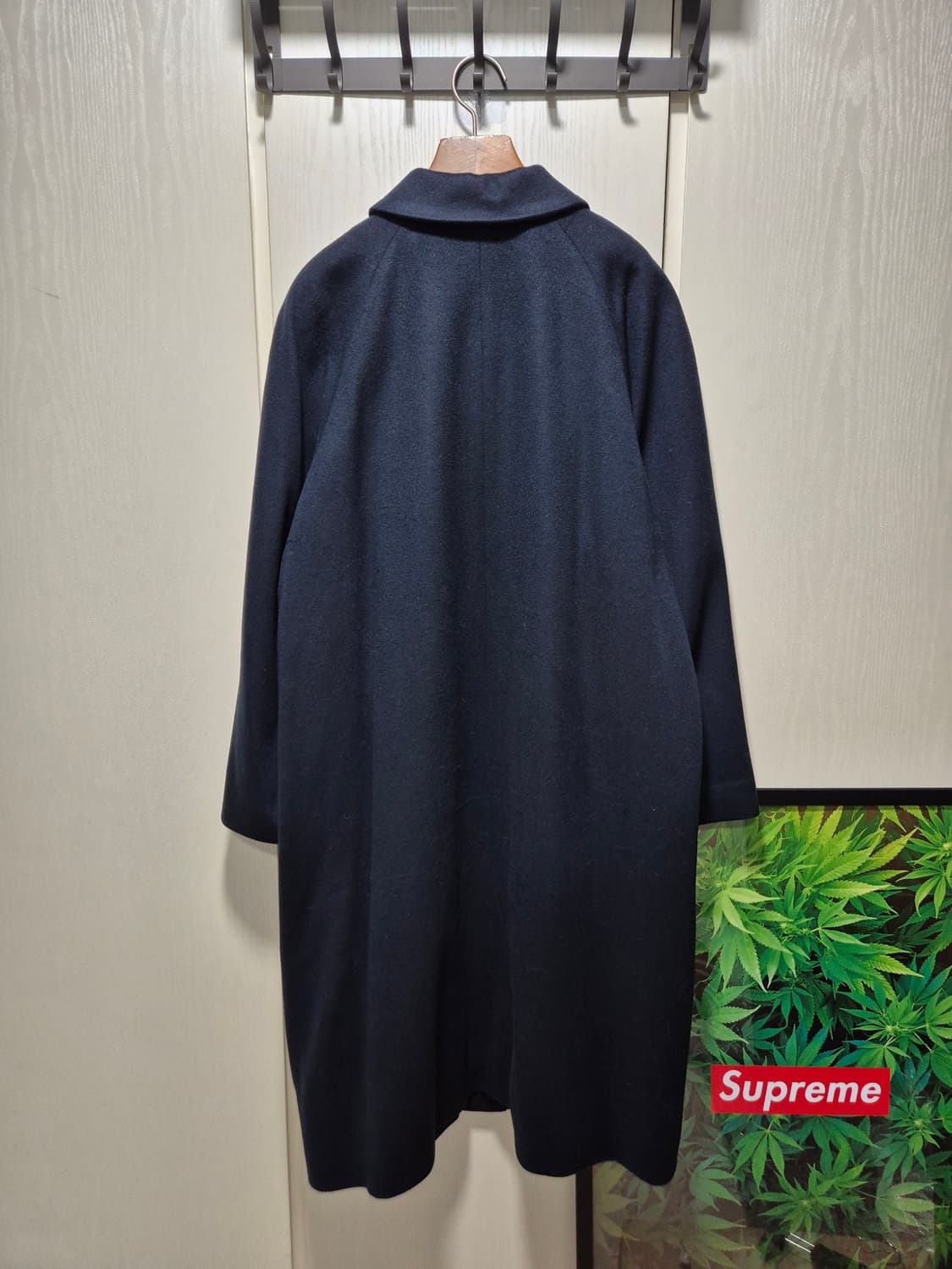 JPN빈티지.Pure Cashmere 퓨어 캐시미어 청록색 코트 상품이미지10