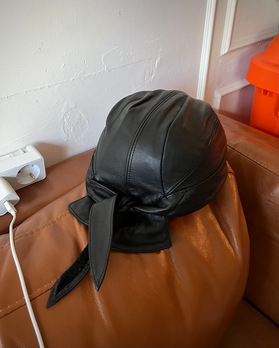 Harley Davidson Cowhide Leather Durag 상품이미지6