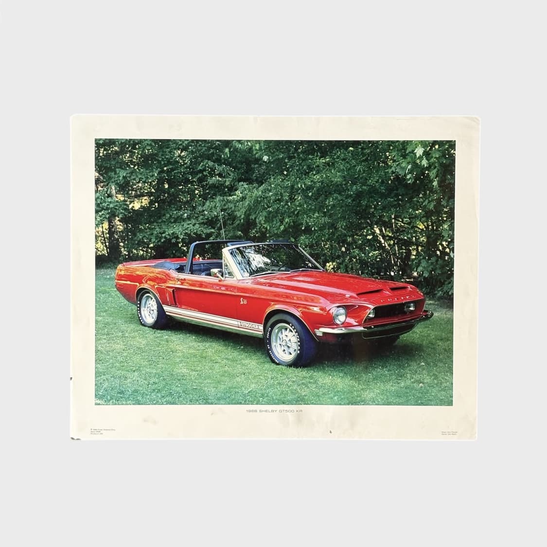 포드 머스탱 쉘비 빈티지 포스터 (액자포함) 상품이미지1