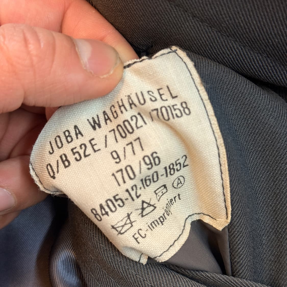 제프리 비 스몰 독일군 코트 리워크 코트 자켓 HAND BY ITALY 상품이미지9