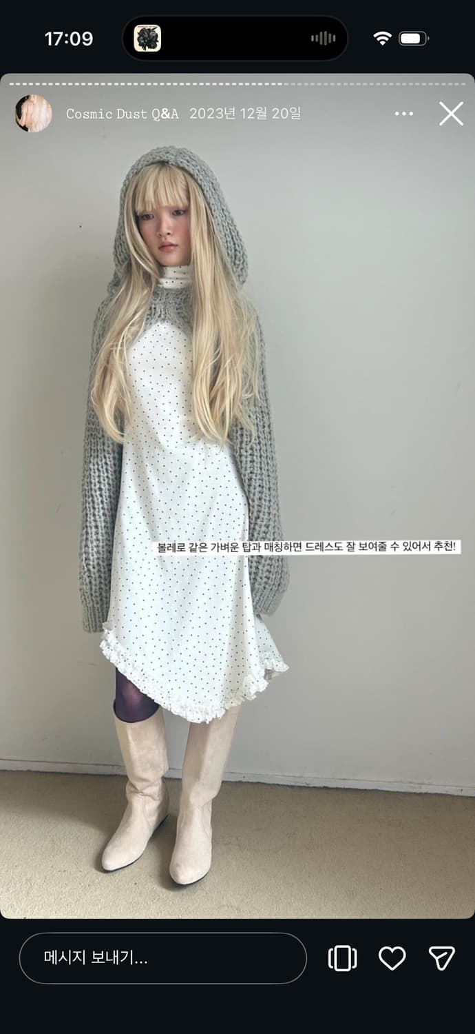 샵페어리 faerie tiny star turtleneck dress  상품이미지3