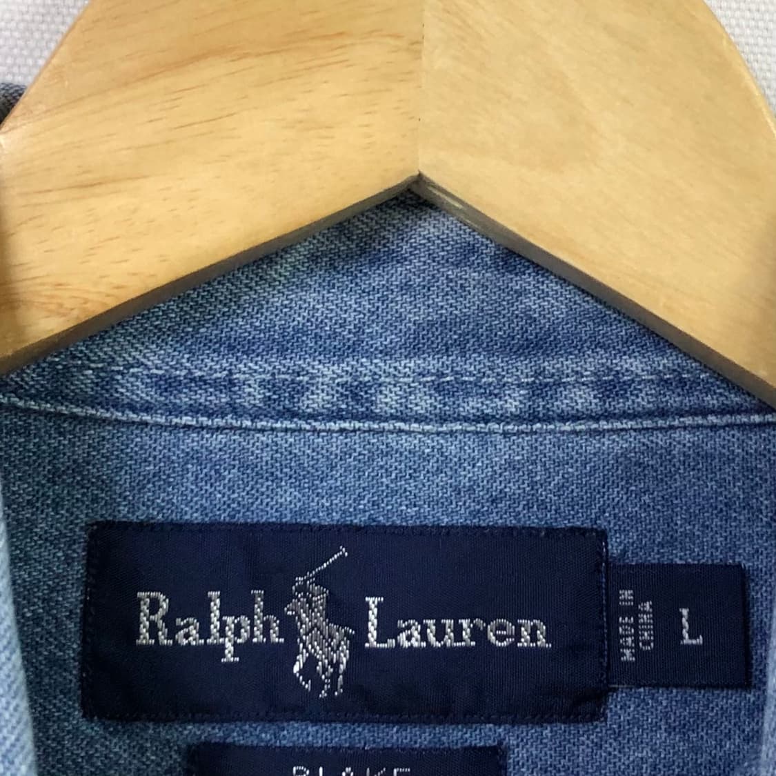 XL 폴로 데님 셔츠 상품이미지3