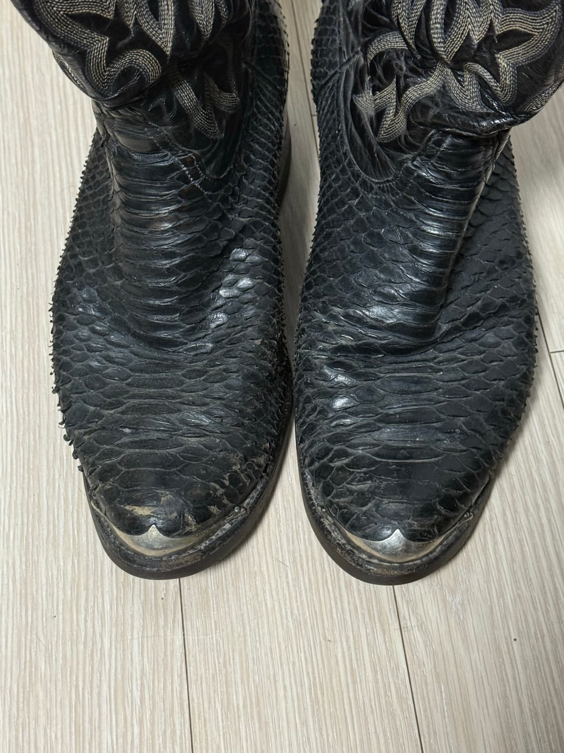 토니리마 뱀피 메탈찡 웨스턴부츠 상품이미지7