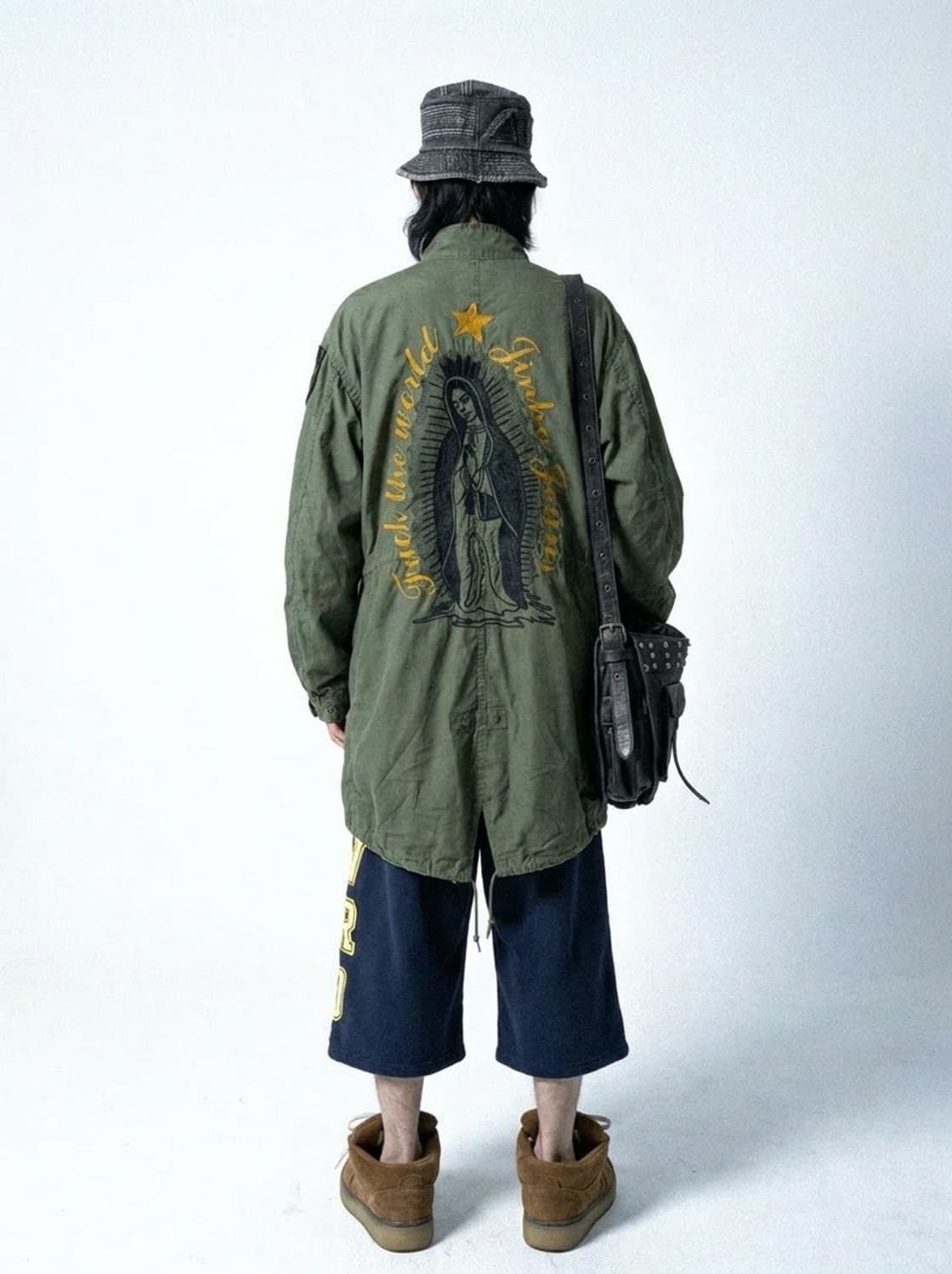 진호진스  성모마리아자수   80s 미군 M-65 밀리터리 야상 상품이미지1