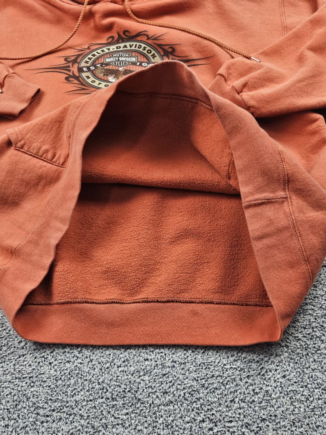 할리데이비슨 제시제임슨 페이드프린팅 후드 티셔츠 ( L ) / 10156 상품이미지8