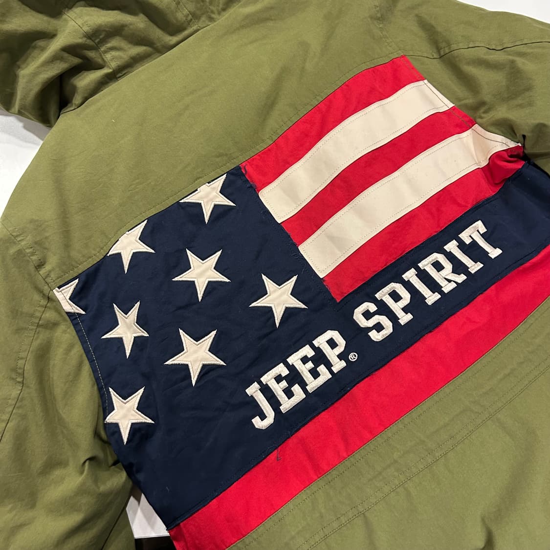 [S] Jeep 스피릿 올리브 아노락 후드 자켓 B218 상품이미지8