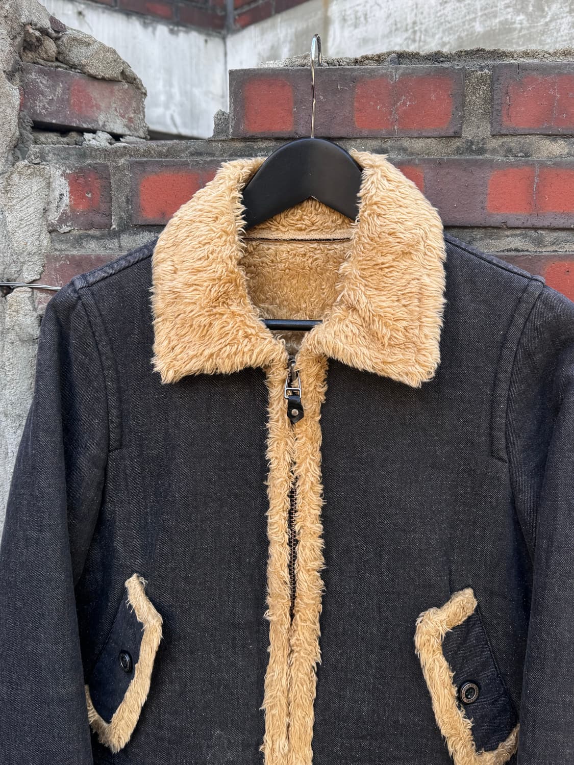 버버리 블루라벨 투웨이 시어링자켓 상품이미지2