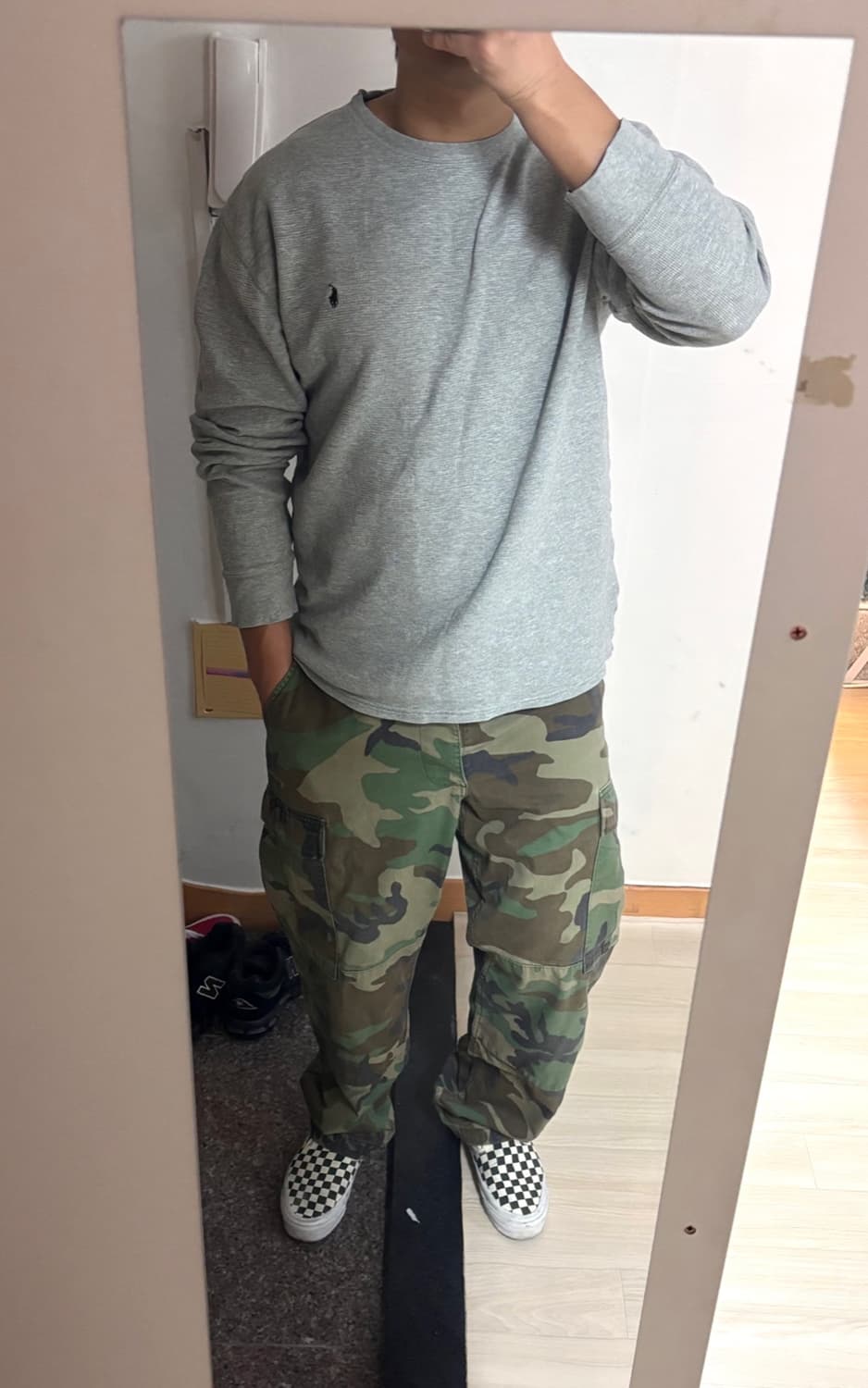 vintage woodland camo pants 상품이미지3