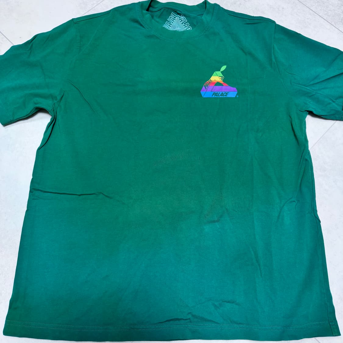 (중고/xl) Palace jobsworth 티셔츠 그린색상 상품이미지2