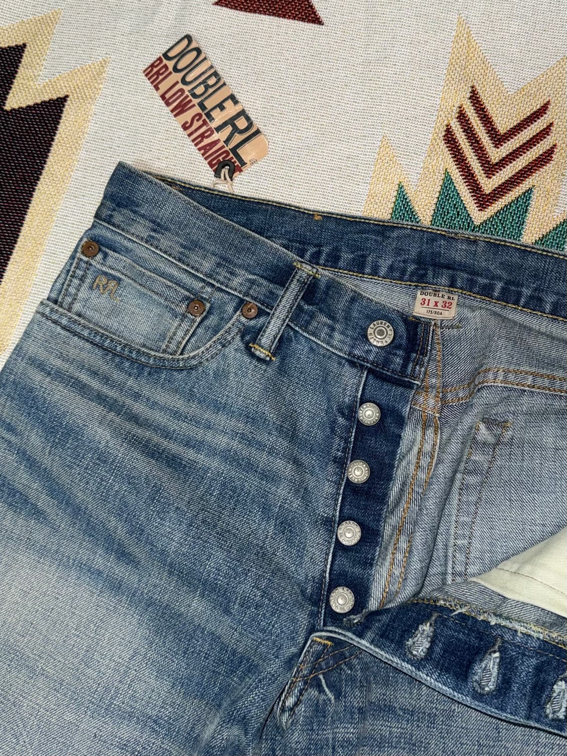 RRL 로우 스트레이트 워싱진 상품이미지5