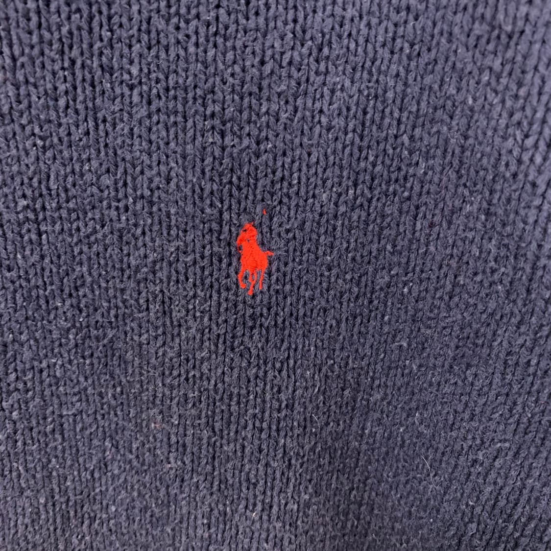 폴로 랄프로렌 네이비 라운드 니트 상품이미지3