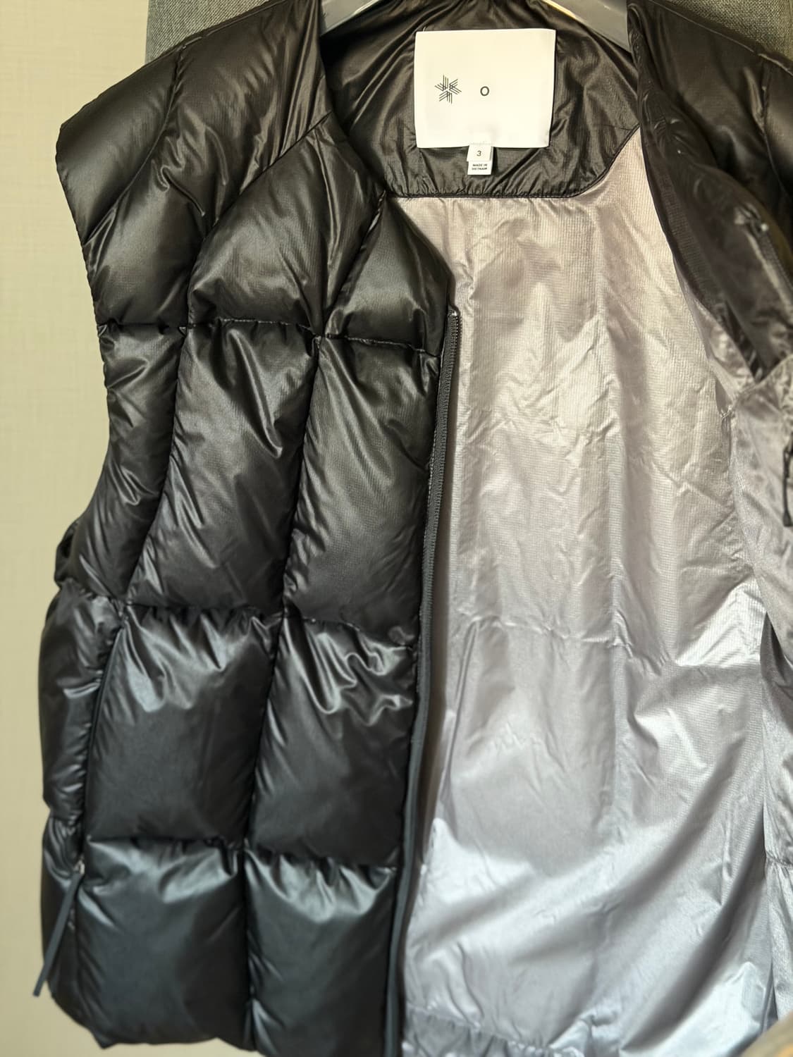 Goldwin0 골드윈제로 패딩베스트 블랙 상품이미지5