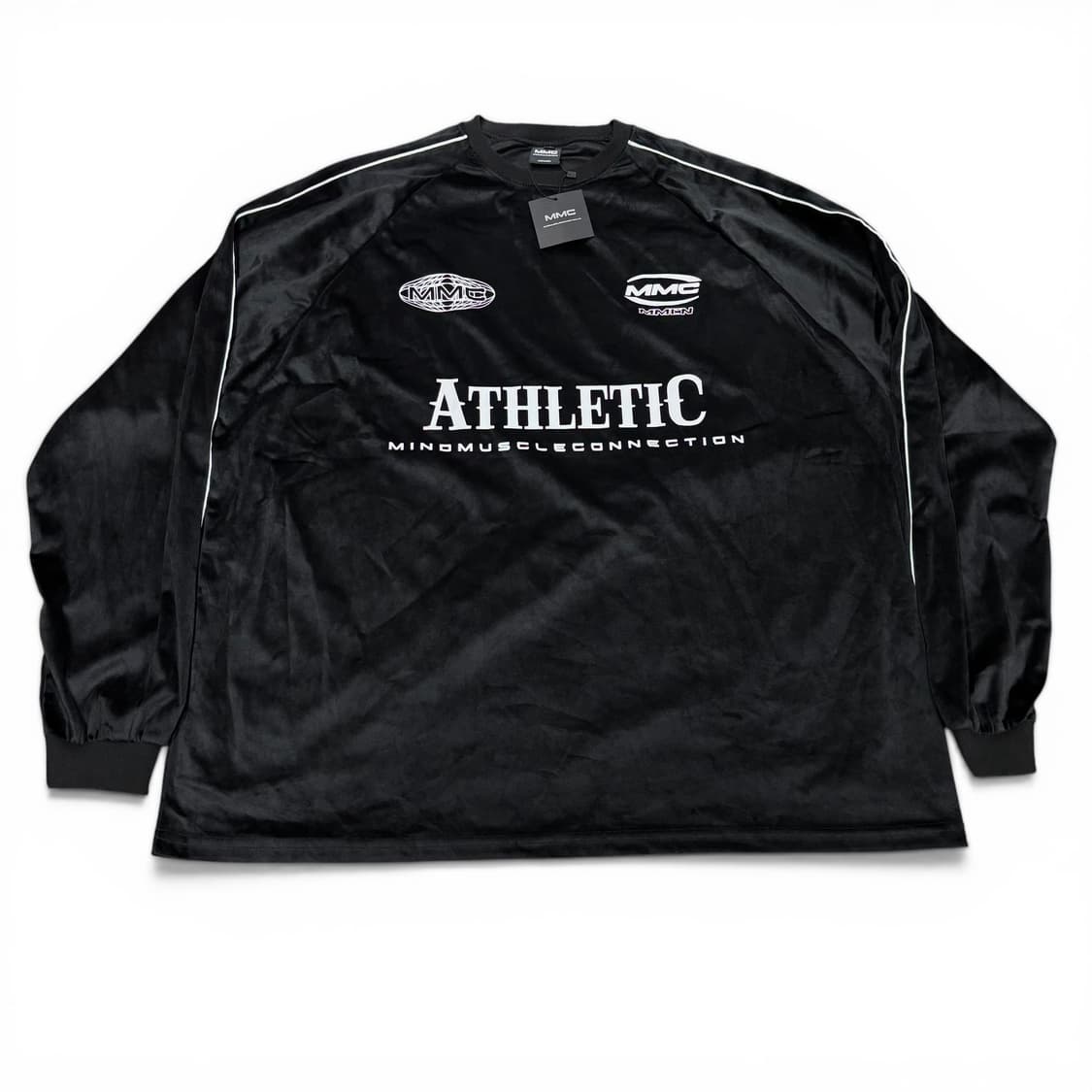 새상품 2 마인드머슬커넥션 MMC 블랙 벨루어 맨투맨 상품이미지1