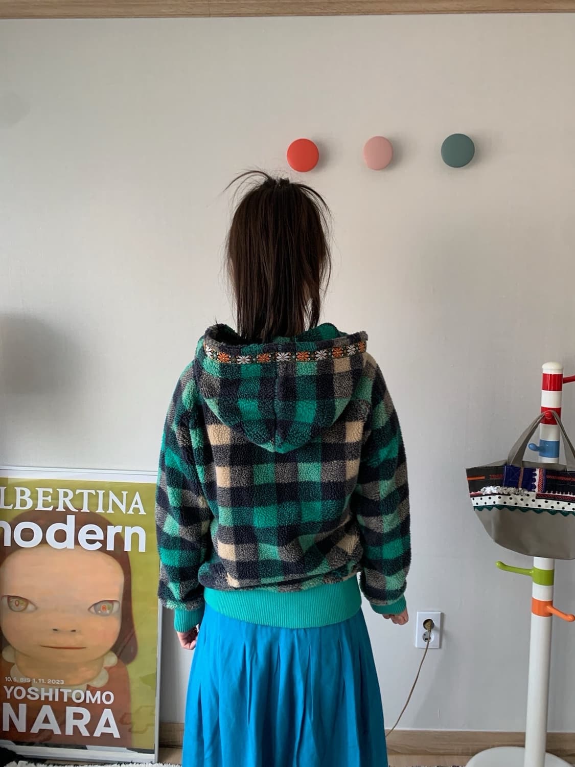 ethnic check.. fleece jumper 상품이미지5